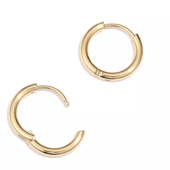 Unwritten Earrings Multi-Color Glass Mix and Match Hoop Interchangeable Set NIB - Picture 6 of 7